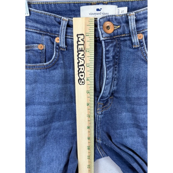 Vineyard Vines Jeans Women's Sz‎ 27 High Rise Skinny Stretch Blue Denim - Picture 6 of 8